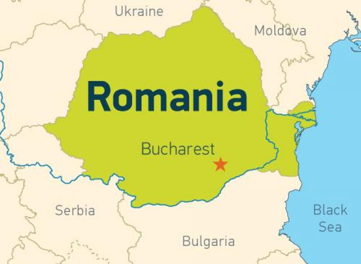 Бухарест на карте