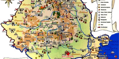 Бухарест обзорная карта