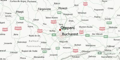 Аэропорт отопени карте