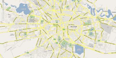 Карта города bucuresti, Румыния